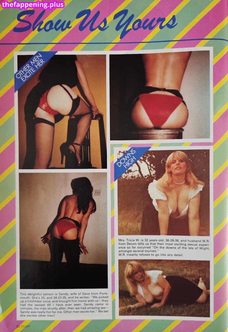 1980'S & Early 90'S Page 3 Girls / GlamourTeaJames / https: / mariawhittaker Naken OnlyFans Foto #1150