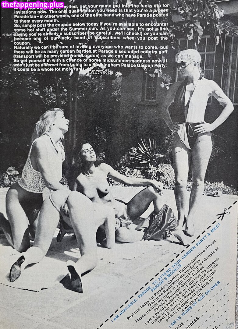 1980'S & Early 90'S Page 3 Girls / GlamourTeaJames / https: / mariawhittaker Foto OnlyFans Nuda #1684