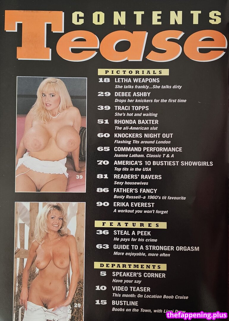 1980'S & Early 90'S Page 3 Girls / GlamourTeaJames / https: / mariawhittaker Çıplak OnlyFans Fotoğrafı #1929